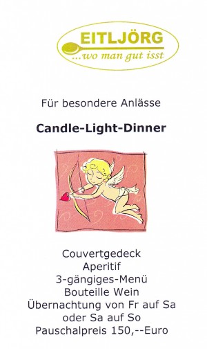 Panoramaschenke - Candle Light Dinner