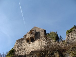 Zu sehen sind die Reste der über 900 Jahre alten Burg. - Burgrestaurant Gebhardsberg - Bregenz