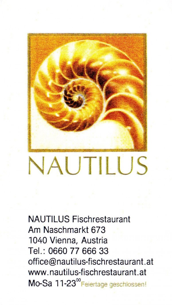 Nautilus - Visitenkarte - Nautilus - Wien