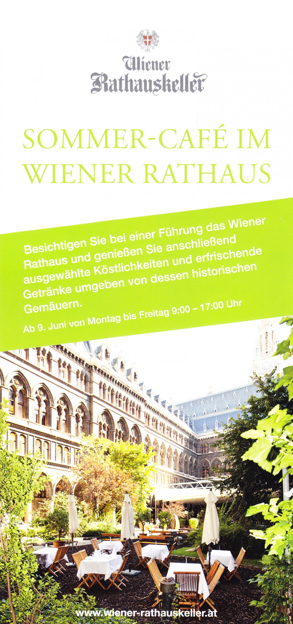Rathauskeller - Sommercafé - Wiener Rathauskeller - Wien