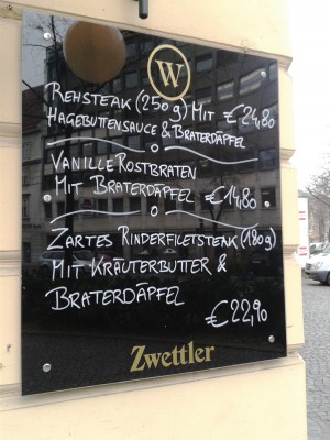 Spezialitäten - Café Wortner - Wien