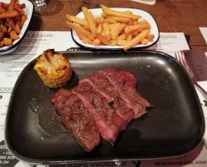 Mein Flat Iron Steak, feine Sache!
