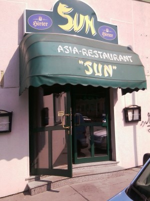 Asia Restaurant Sun Lokaleingang