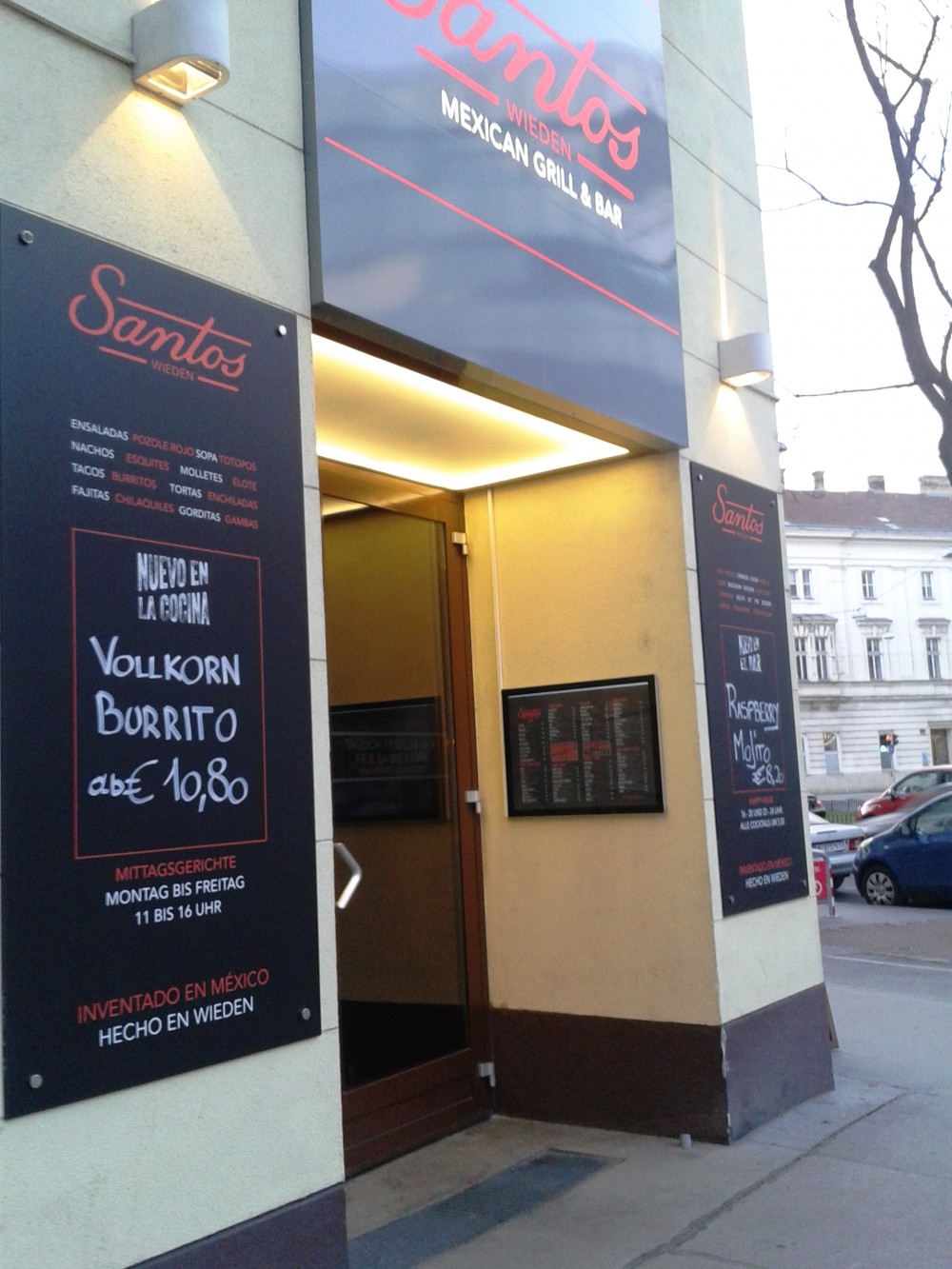 Santos 1040 - Lokaleingang - Santos Mexican Grill & Bar Wieden - Wien