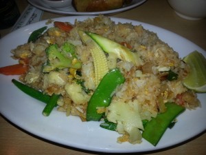 Gebratener Reis mit Ei und Gemüse - Thai Isaan Kitchen - Wien