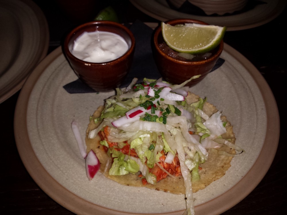 Taco mit Huhn - Santos Mexican Grill & Bar Wieden - Wien