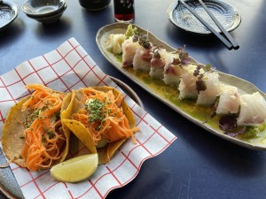 Ceviche Roll &amp; Fisch Tacos