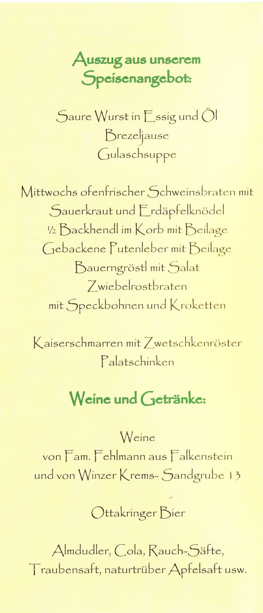 Edis Weinkeller Flyer Seite 5 - Edis Weinkeller - Wien