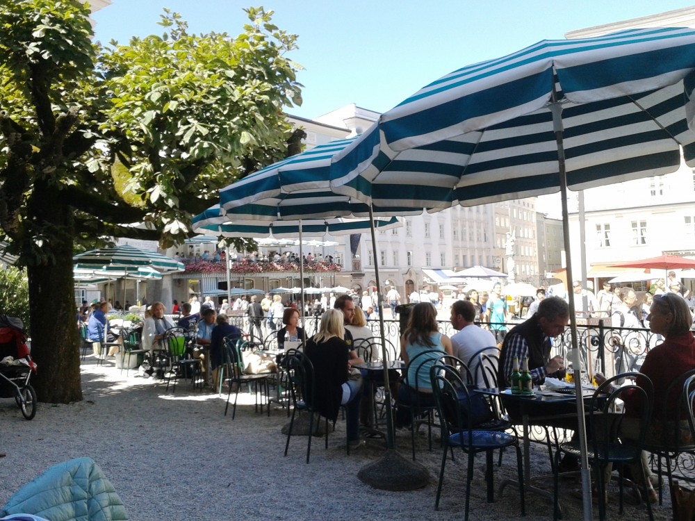 Café Tomaselli Salzburg - Gastgarten - Tomaselli - Salzburg