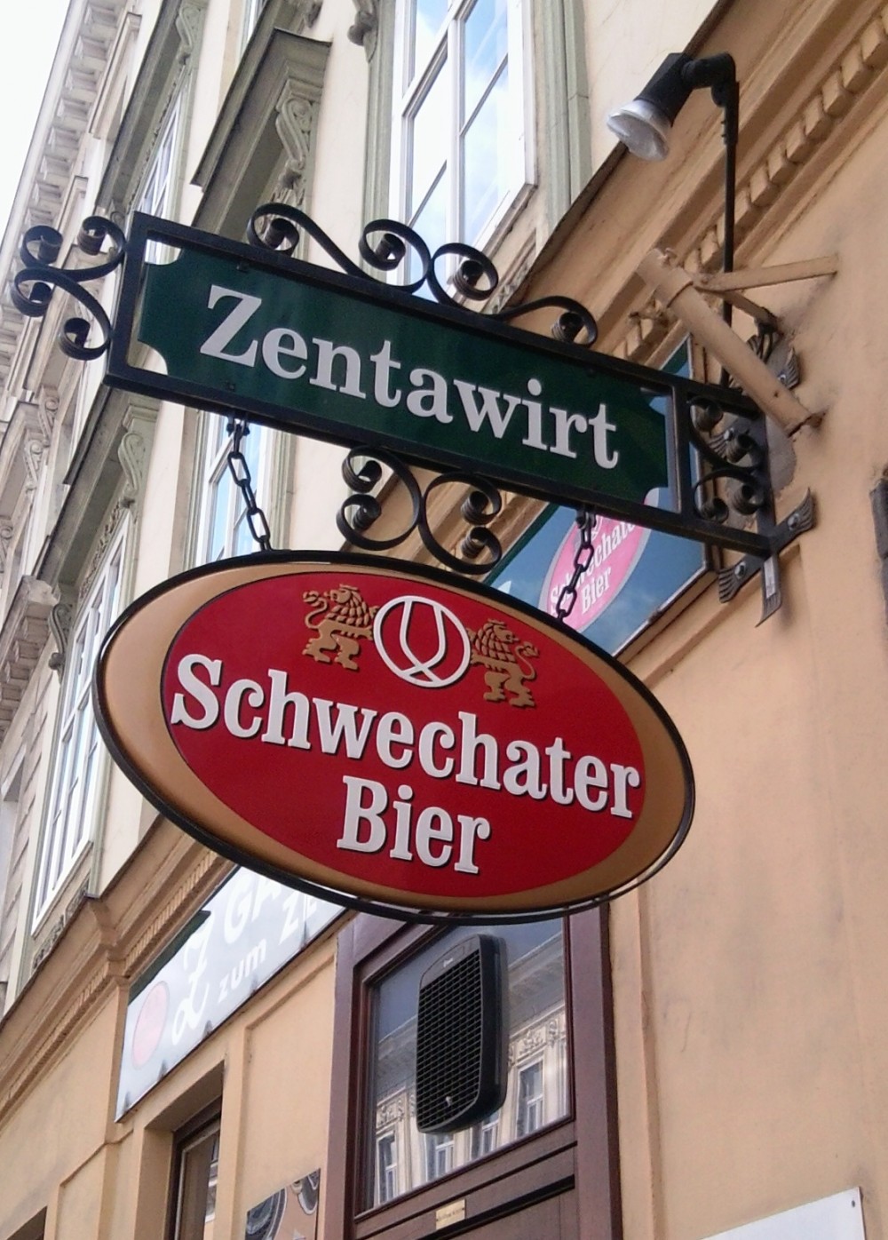 Zentawirt Lokalaußenreklame - Zentawirt - Wien
