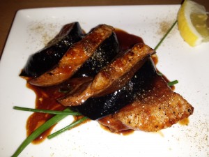 Ente mit Melanzani in Teriyaki Sauce - Sakai - Taste of Japan - Wien