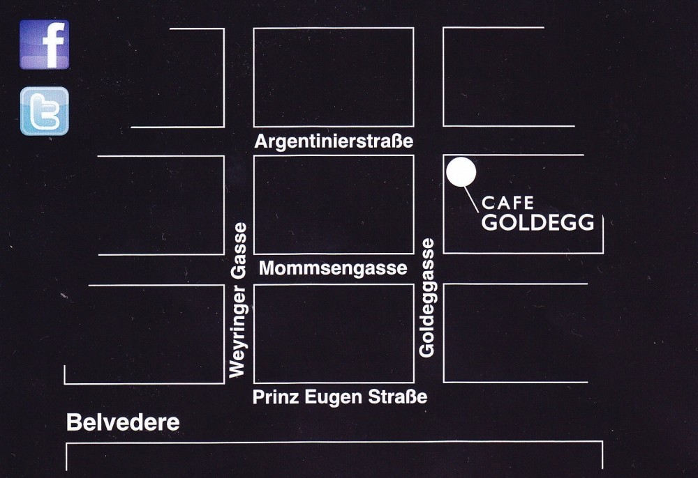 Cafe Goldegg Visitenkarte 2 - Cafe Goldegg - Wien