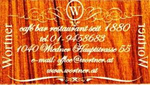 Café Wortner - Visitenkarte - Café Wortner - Wien