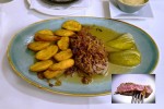 Zur Goldenen Kugel - ZRB - war aber ein Rib-Eye Steak - medium, die Zwiebel ... - Zur Goldenen Kugel - Wien