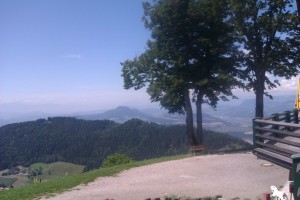 Aussicht Richtung Klagenfurt - Gipfelhaus Magdalensberg - Pischeldorf