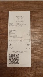 Rechnung - Café und Restaurant Anatolien - Wien