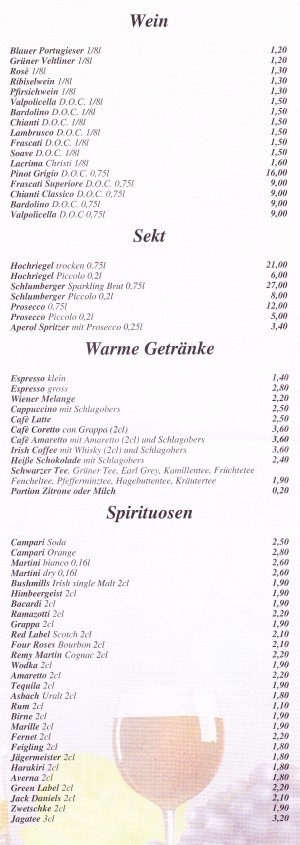 Per Sempre Flyer Seite 7 - Pizzeria Per Sempre - Wien