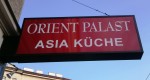 China Restaurant Orient Palast Außenreklame