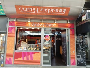 Der Curry Express in der Begegnungszone