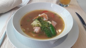 Spicy Soup
Meeresfrüchte – Pak Choi – Ananas – Tamarinde – Koriander