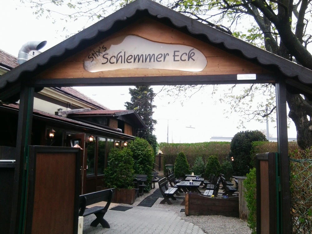 Stix Schlemmer Eck Eingang zum Garten - Schlemmer Eck - Wien