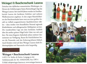 Weingut & Buschenschank Lazarus