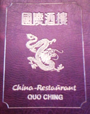 China Restaurant Quo Ching Speisekarte