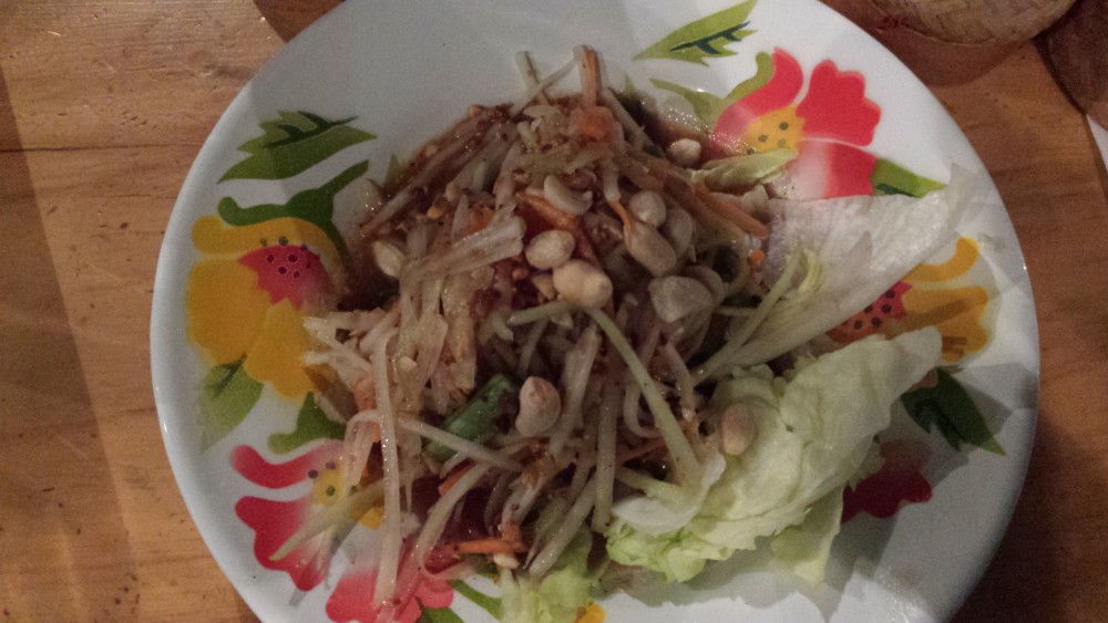 Papayasalat. Knackig frisch, wuerzig delikat,scharf und suess. Sehr gutes ... - Mamamon Thai Kitchen - Wien