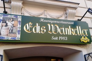 Edis Weinkeller Lokalaußenwerbung - Edis Weinkeller - Wien
