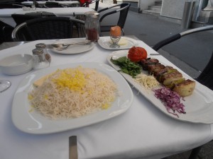 Kaukasischer Grill mit Chello - Reis - Restaurant Hatam - Wien