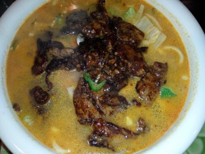 Curry Noodle Soup mit Beef