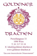Goldener Drachen Visitenkarte - Goldener Drachen - Wien