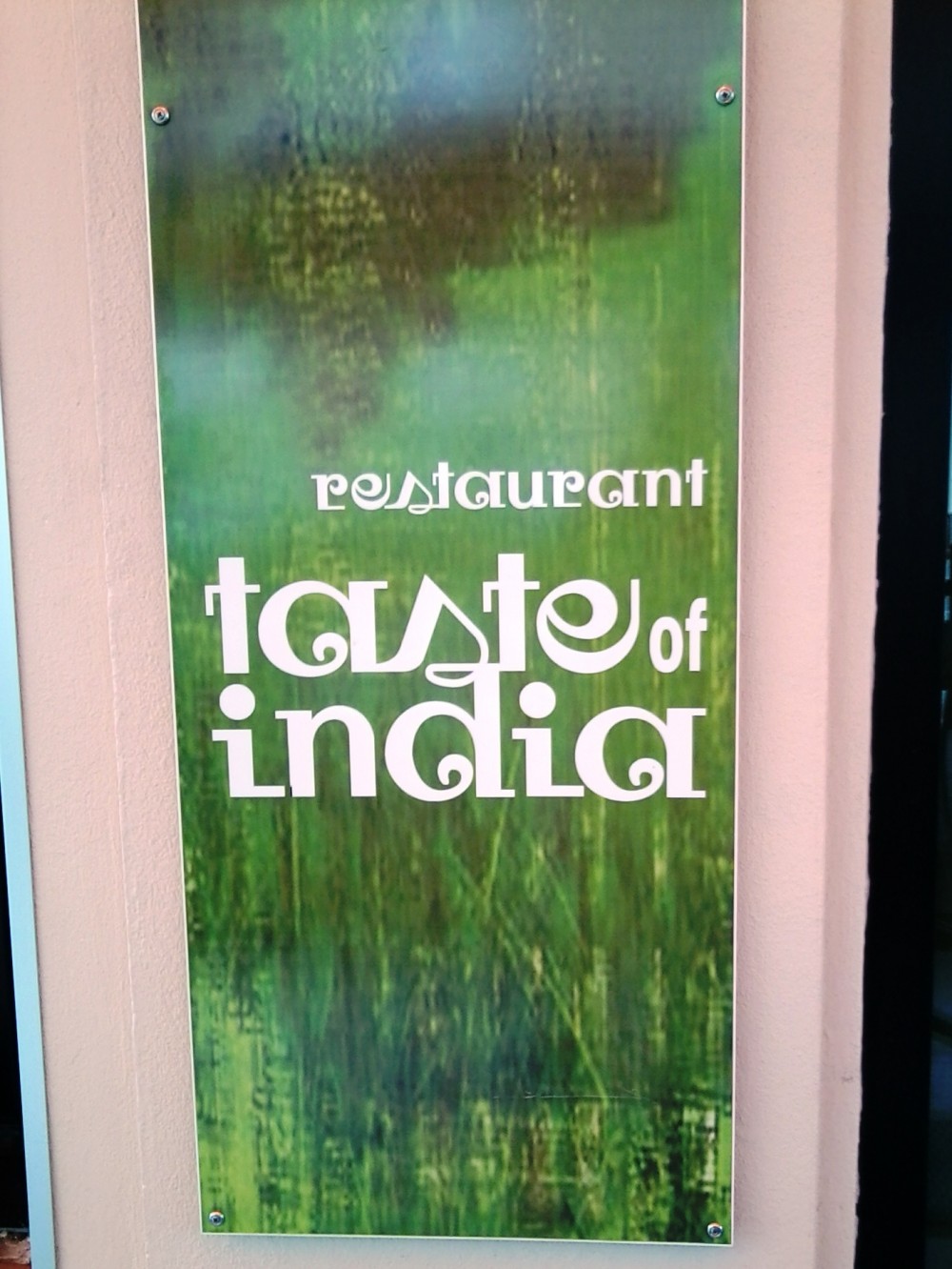 Taste Of India Außenreklame - Taste of India - Wien