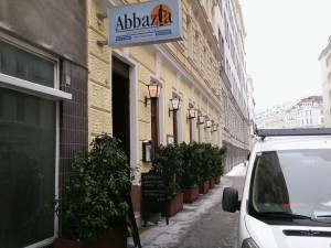 Restaurant Abbazia Lokalansicht von Außen - Abbazia Restaurant-Cafe - Wien