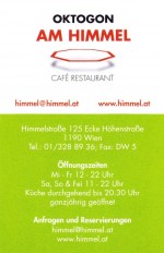Cafe-Restaurant Oktogon am Himmel