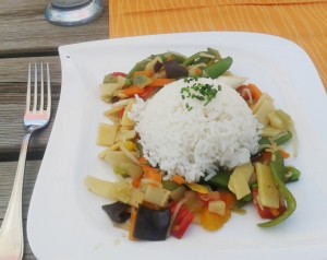 Wokgemüse mit Reis - Schaller´s Gastwirtschaft - Stainz