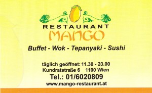 Mango Visitenkarte - Mango - Wien