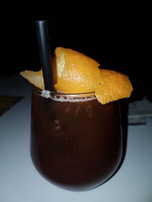 Bloody and Sandy
(Havana Club Anejo Especial, Cherry Heering, Martini Rosso, fresh orange juice)