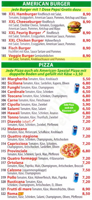 Pizzeria Bello - Flyer 05 - Pizzeria Ristorante Bello - Wien