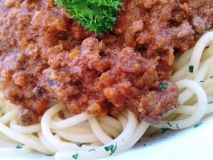 Panoramaschenke - Spaghetti Bolognese (EUR 8,50)