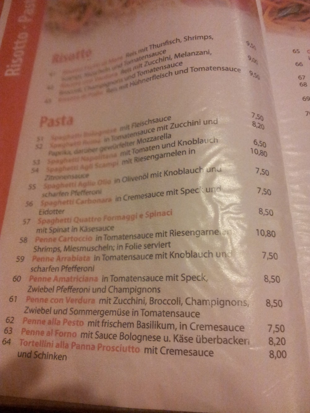 Das Risotto und die Pasta (1/2). - Roma - Wien