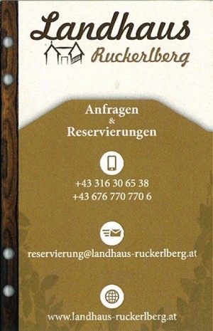 Landhaus Ruckerlberg