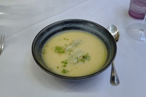 Gasthaus Jell - Spargelcremesuppe - sehr gut (Einlage naja)