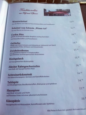 Klassiker. - Seerestaurant Glashaus - Höchst