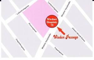 Cafe &amp; Restaurant Wieden Passage Lageplan - Wieden Passage - Wien