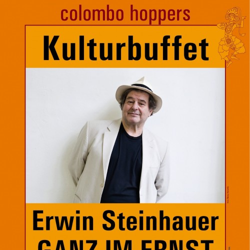 Erwin Steinhauer im Februar beim Kulturbuffet
