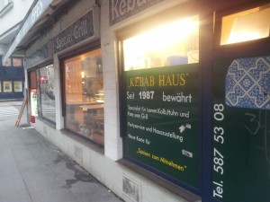 Außenansicht von der Faulmanngasse. - Kebab-Haus - Wien