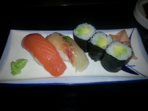 Sushi (Vorspeise zum Teppanyaki Menu) - Momoya - Wien