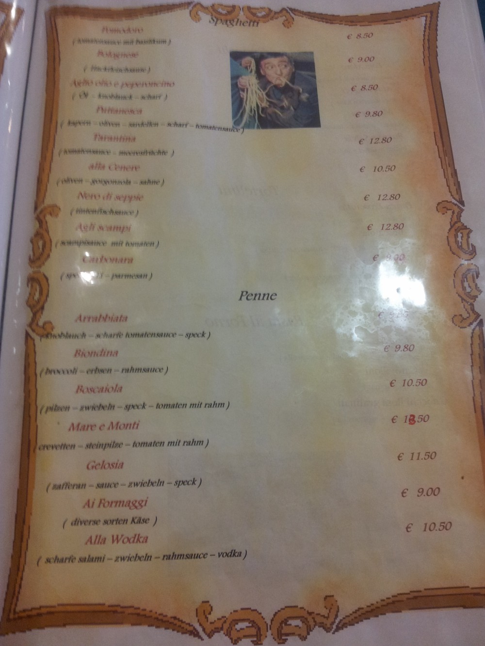 Pasta ... - Pizzeria Trattoria Italia - Lauterach