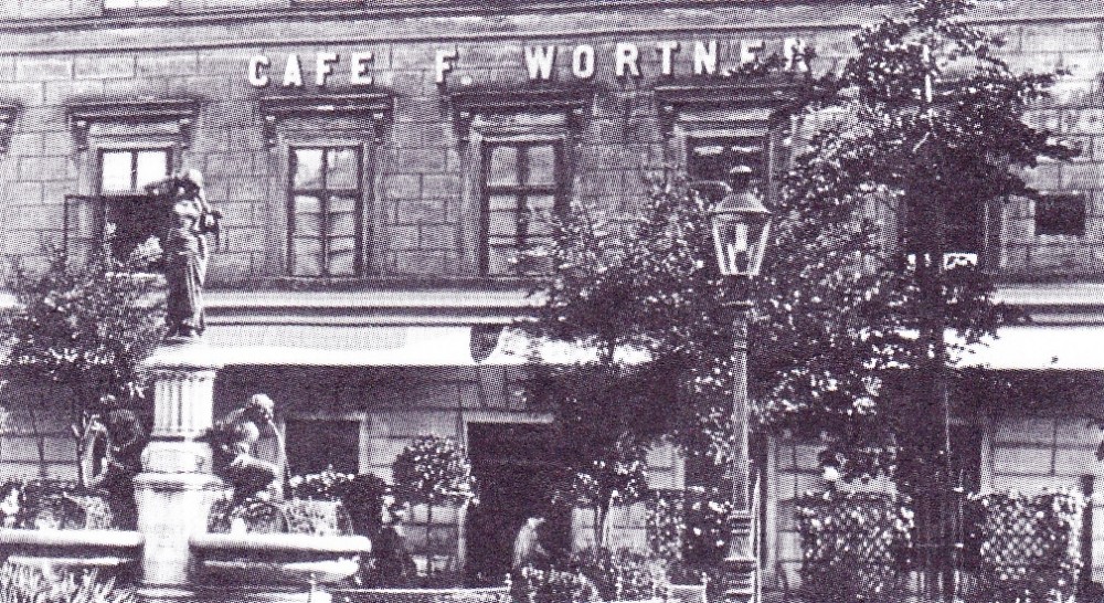 Wortner Visitenkarte 2 - Café Wortner - Wien